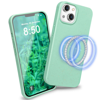 Bio Hülle mit MagSafe für iPhone 14 Plus, Nachhaltig Öko Case Umweltfreundlich
