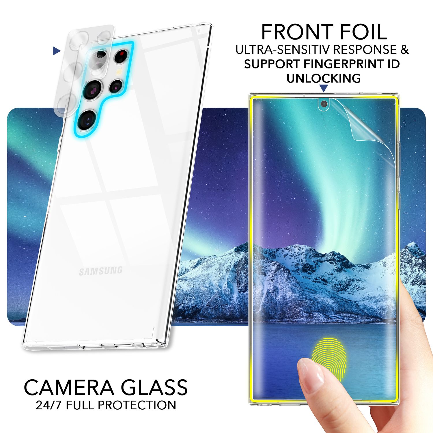 NALIA [2 Stück] Kamera-Schutzglas für Samsung Galaxy S24 Ultra Glas, K –  NALIA Berlin