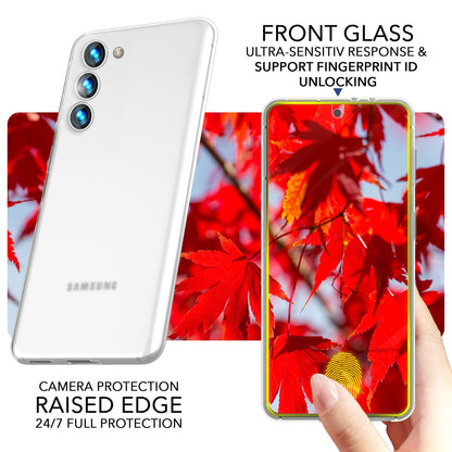 Matte Handy Hülle 0,3mm Dünn für Samsung Galaxy S23, 2x Displayschutz