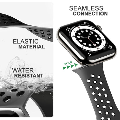 Airflow Silikon Armband für Apple Watch Ultra/Se/8/7/6/5/4/3/2/1, 42/44/45/49mm
