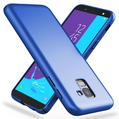 NALIA Handyhülle für Samsung Galaxy J6, Hülle Dünne Leichte Soft Matt Hard-Case