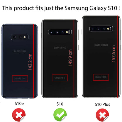 NALIA Handyhülle für Samsung Galaxy S10 Hülle, Durchsichtige Silikon Schutzhülle