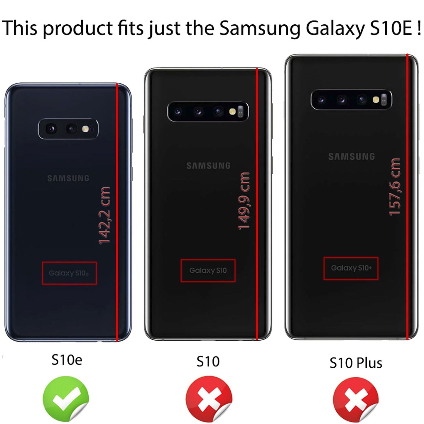 NALIA Handyhülle für Samsung Galaxy S10e Hülle, Dünne Durchsichtige Schutzhülle