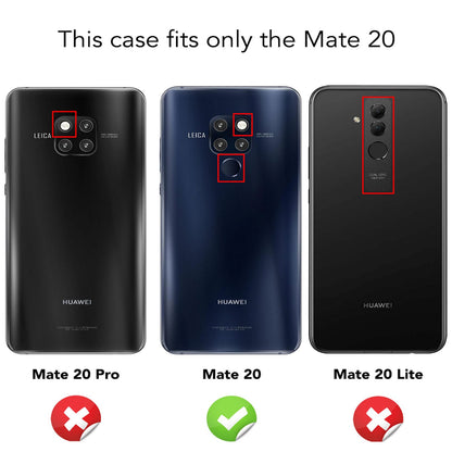 NALIA Handy Hülle für Huawei Mate 20, Ultra Slim Silikon Case Cover Dünn Bumper